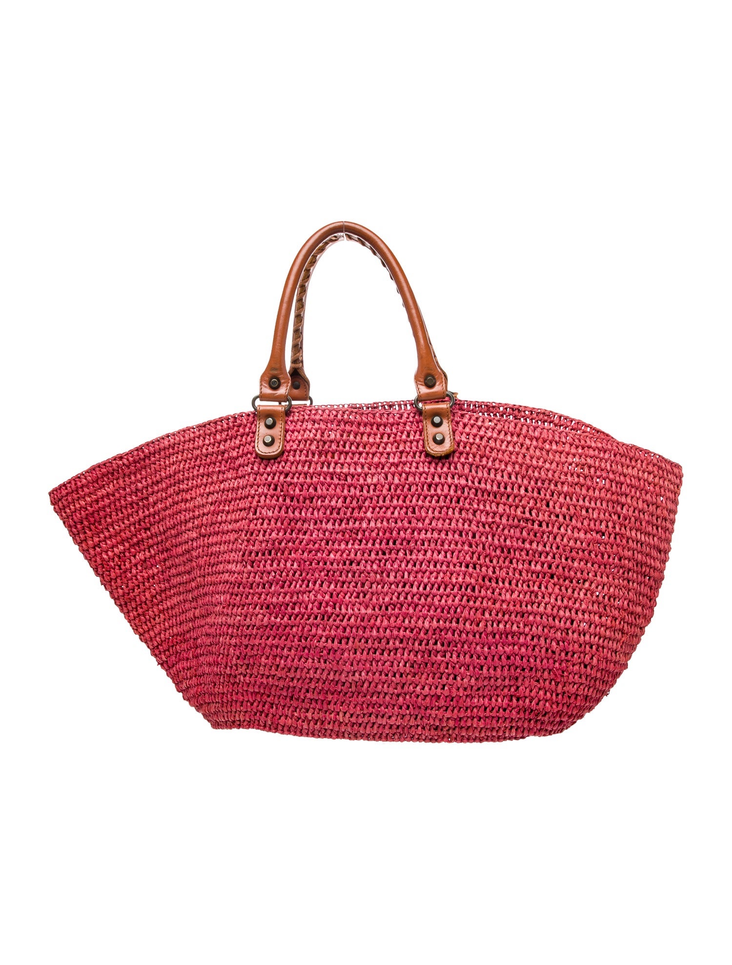 Balenciaga Raffia Panier