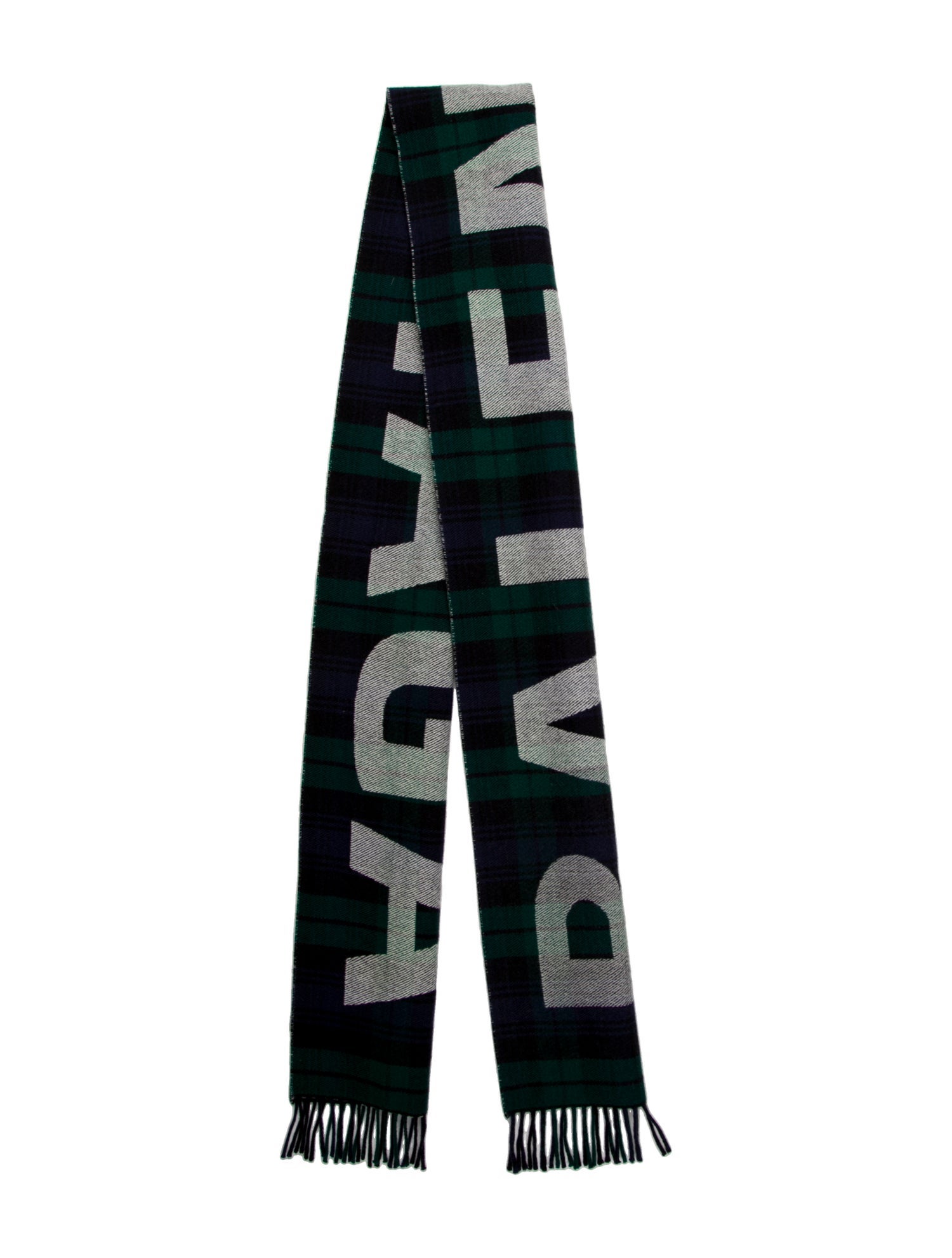 Balenciaga Wool Printed Scarf w/ Tags