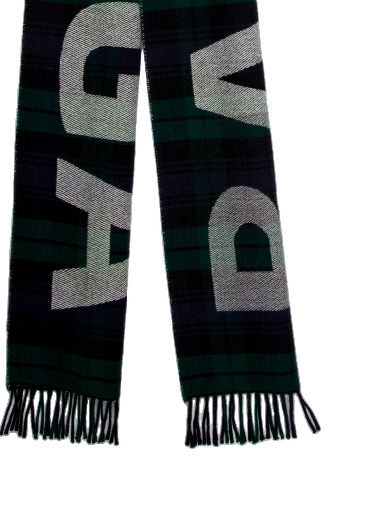 Balenciaga Wool Printed Scarf w/ Tags