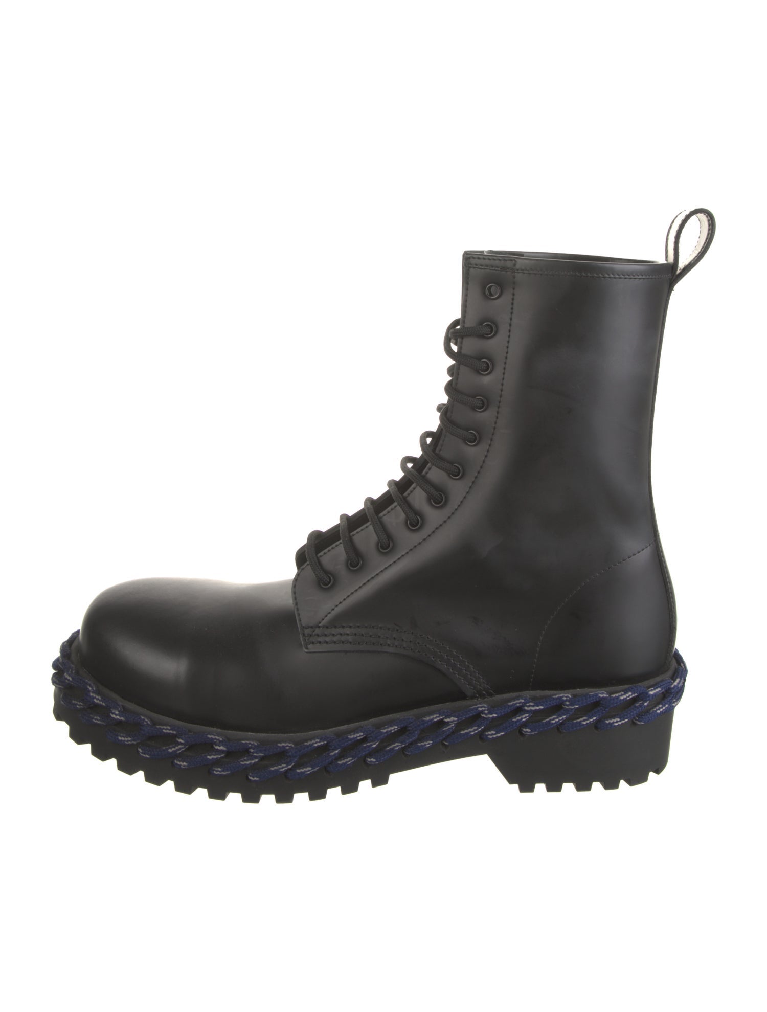 Balenciaga Leather Combat Boots