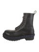 Balenciaga Leather Combat Boots