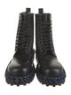 Balenciaga Leather Combat Boots