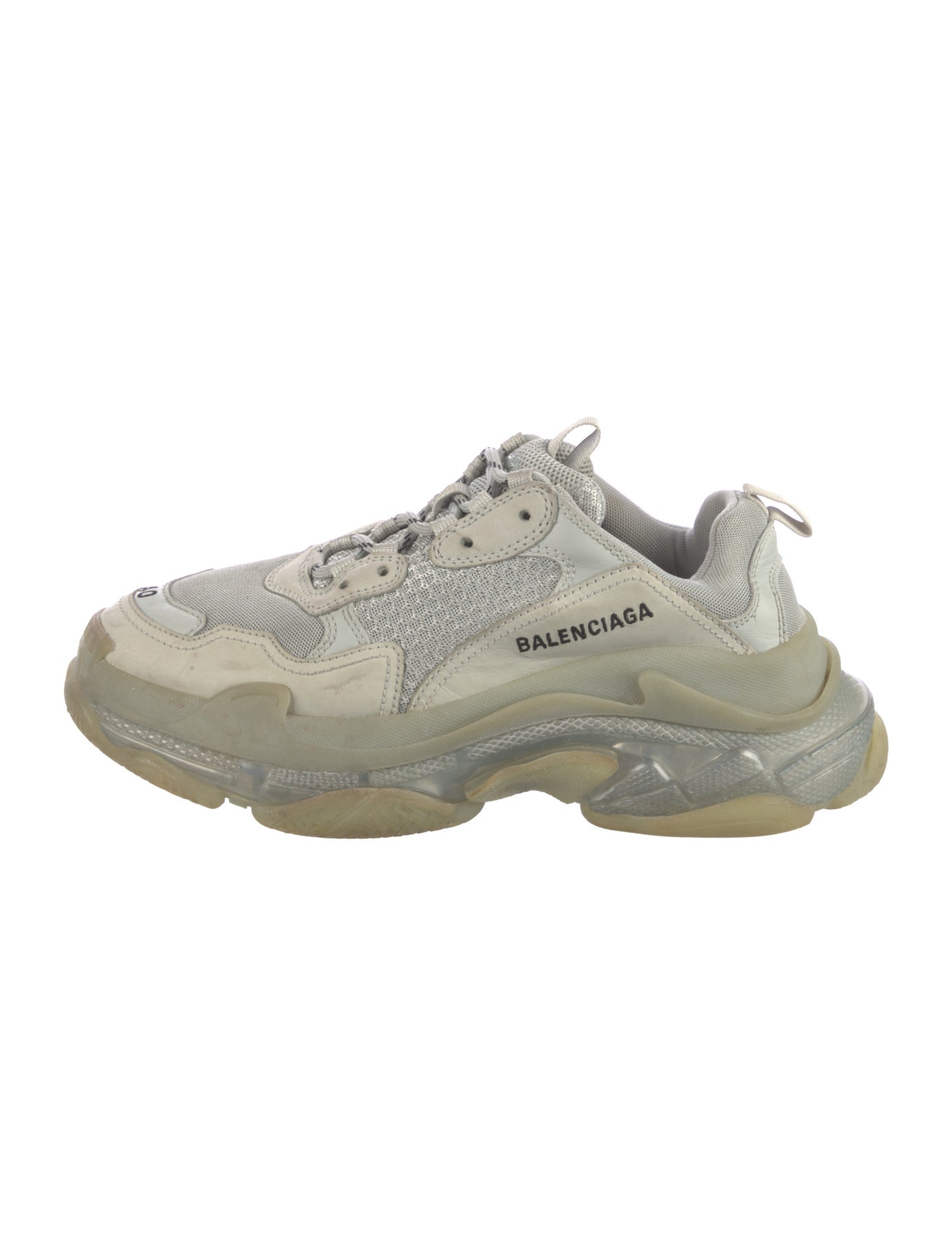 Balenciaga Triple S Clear Sole Chunky Sneakers