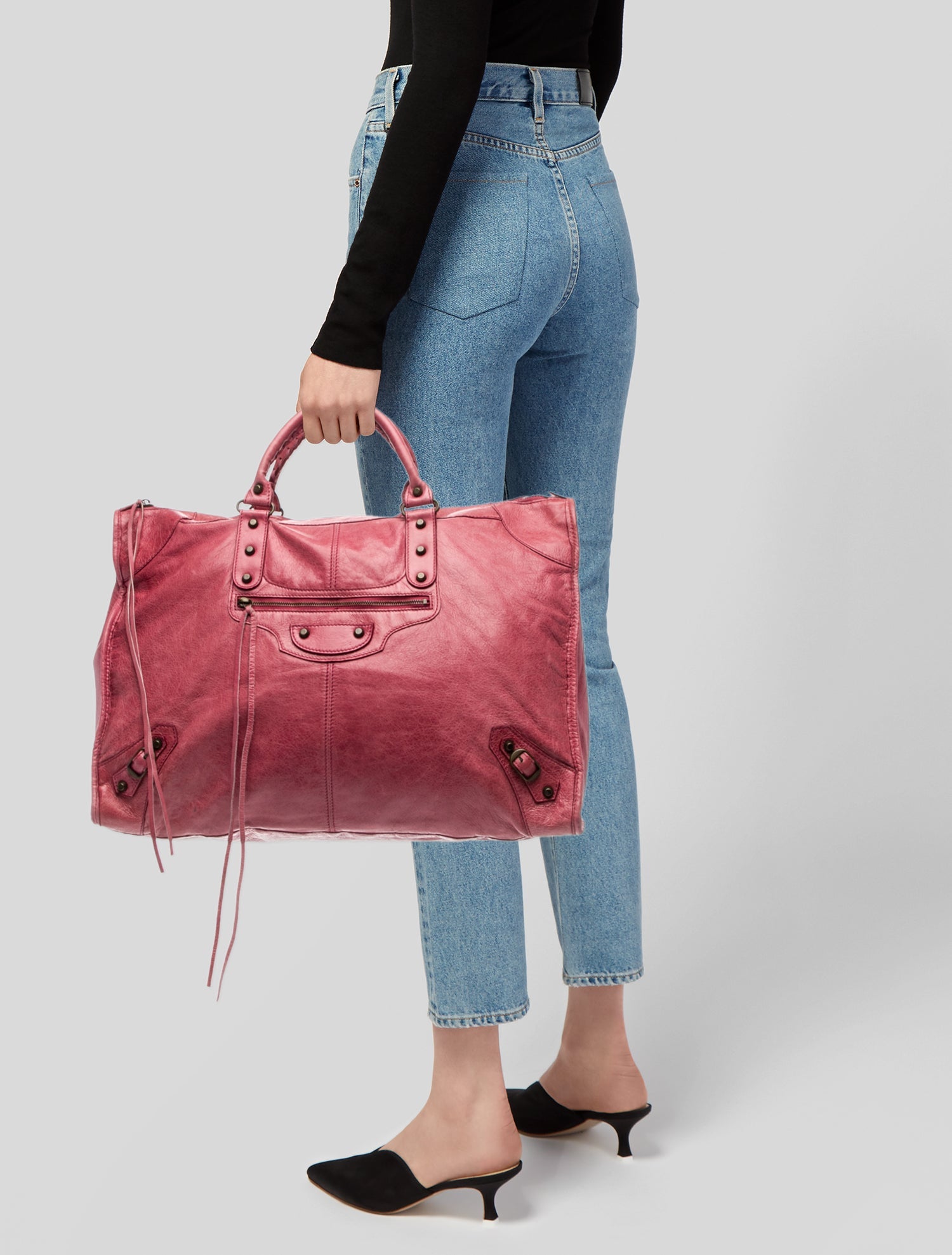 Balenciaga Leather Briefcase