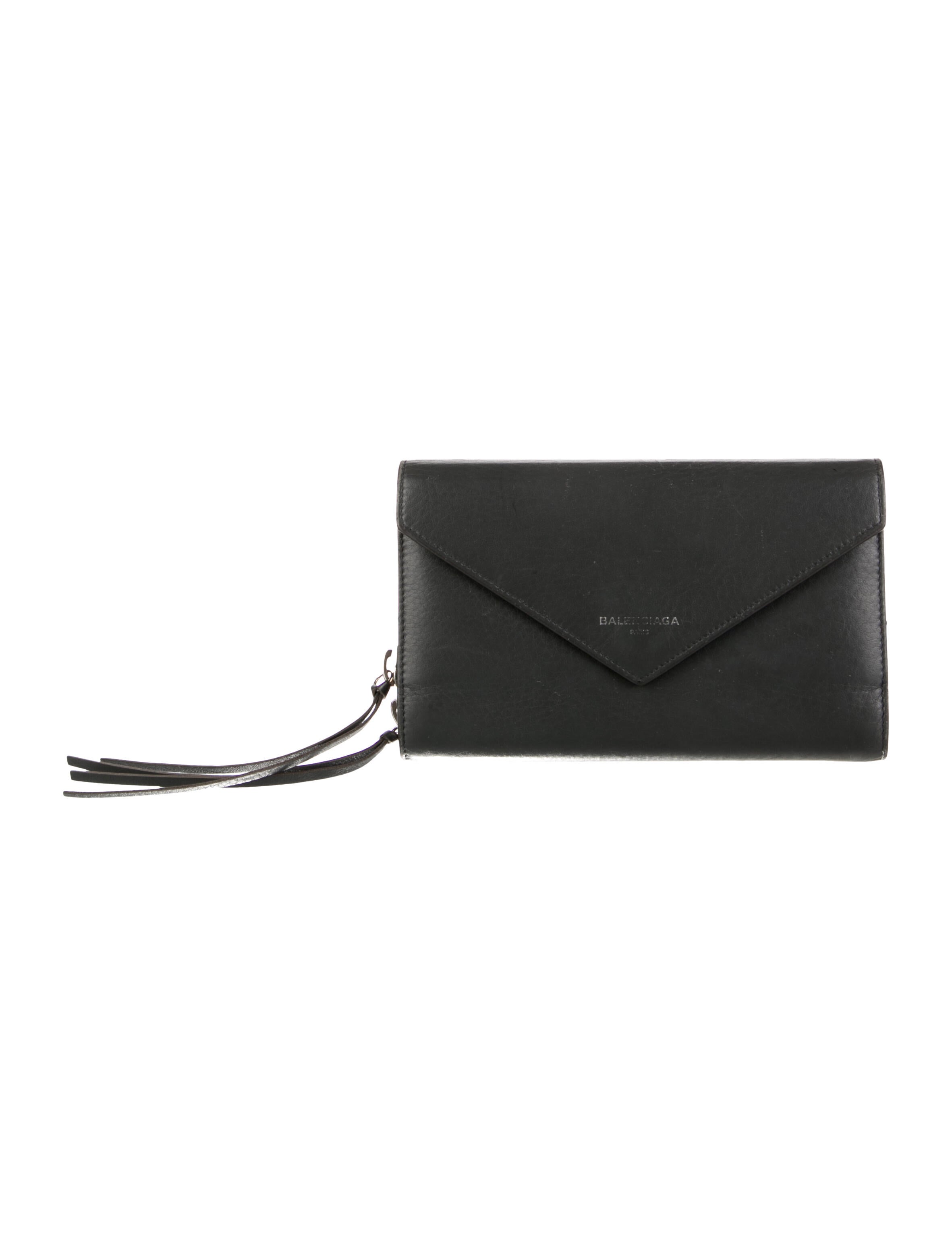 Balenciaga Leather Continental Wallet
