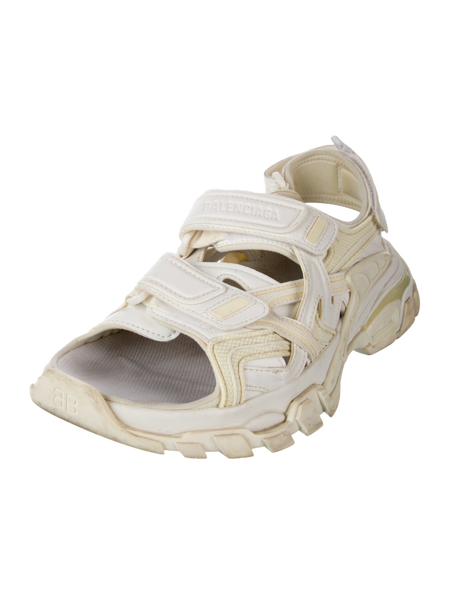 Balenciaga Leather Slingback Sandals