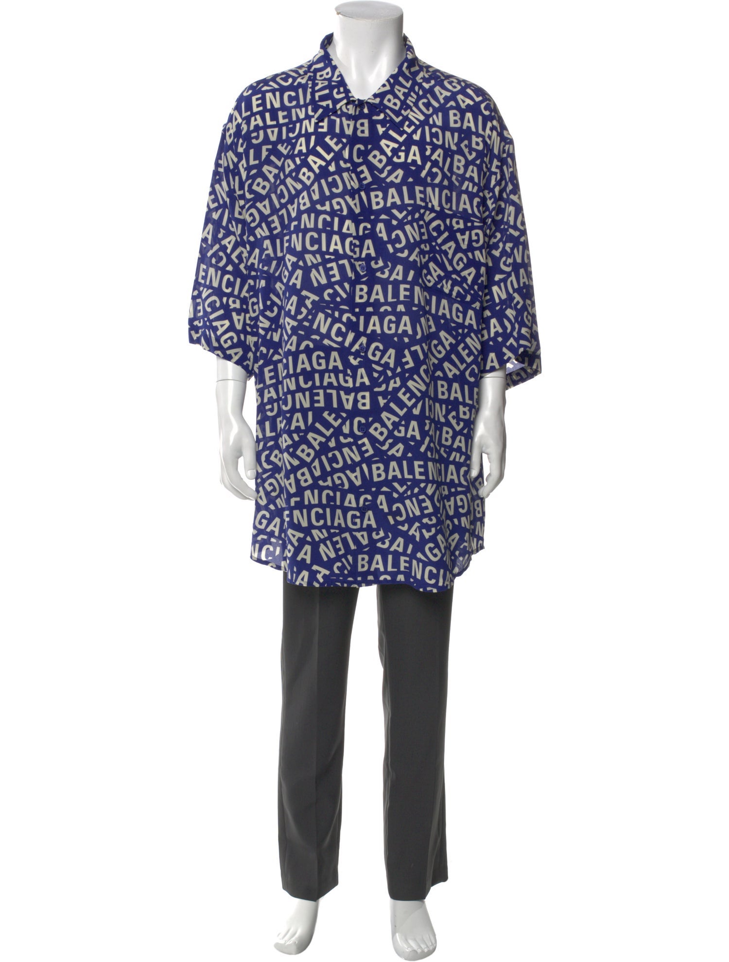 Balenciaga 2022 Silk Shirt w/ Tags