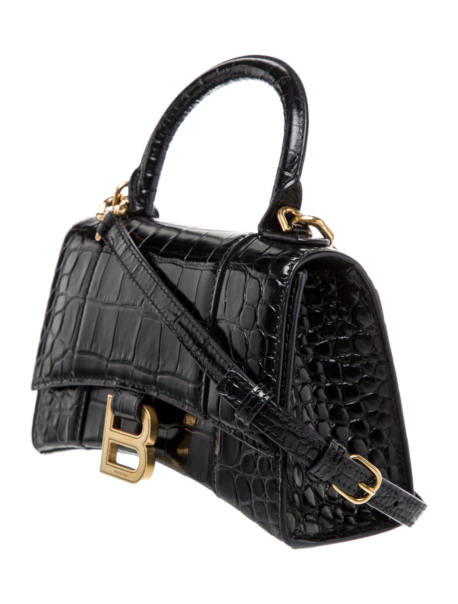 Balenciaga Embossed Leather Hourglass XS 2022