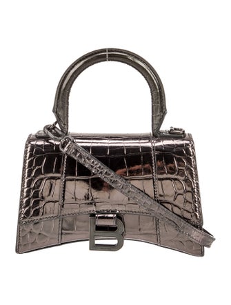 Balenciaga Embossed Leather Hourglass XS