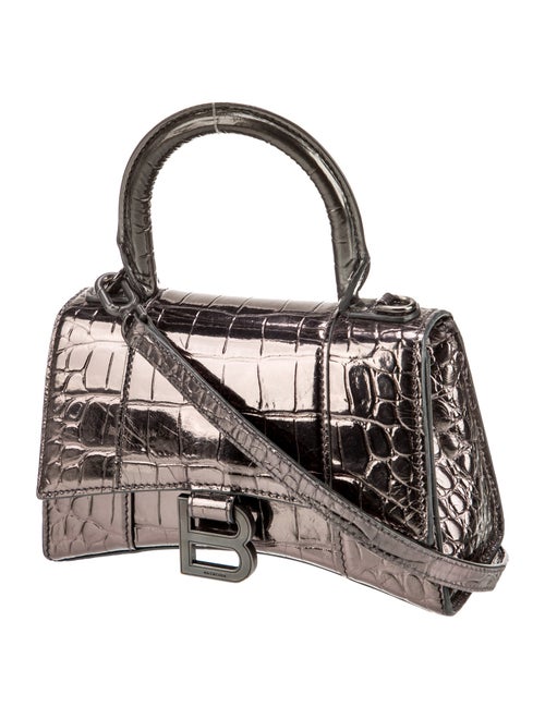 Balenciaga Embossed Leather Hourglass XS