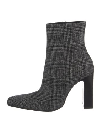 Balenciaga Houndstooth Print Sock Boots
