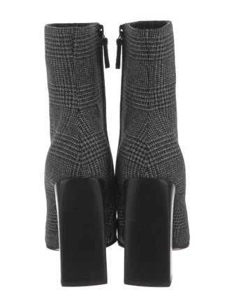 Balenciaga Houndstooth Print Sock Boots