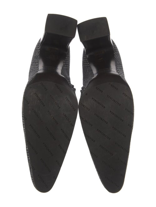 Balenciaga Houndstooth Print Sock Boots