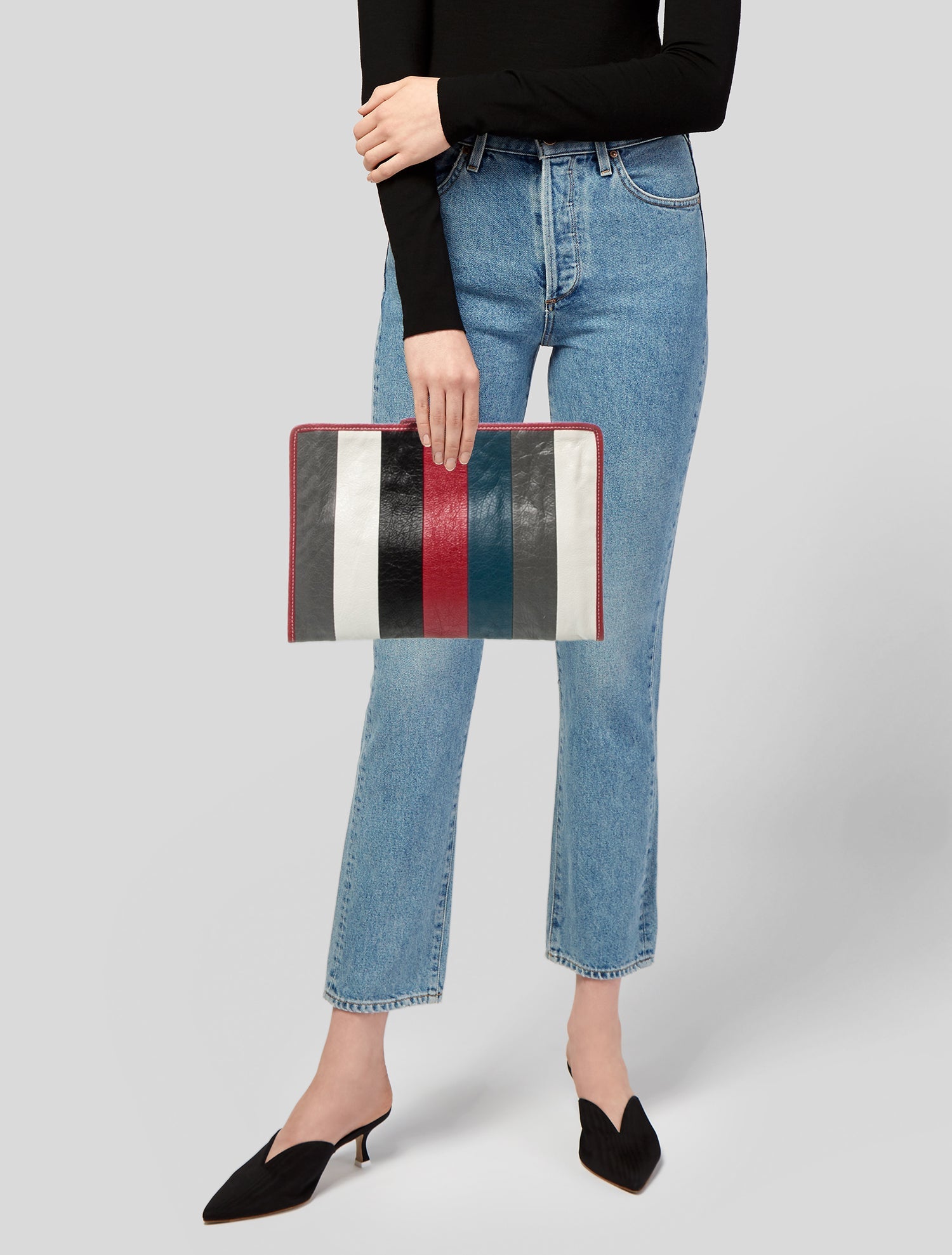 Balenciaga Leather Clutch