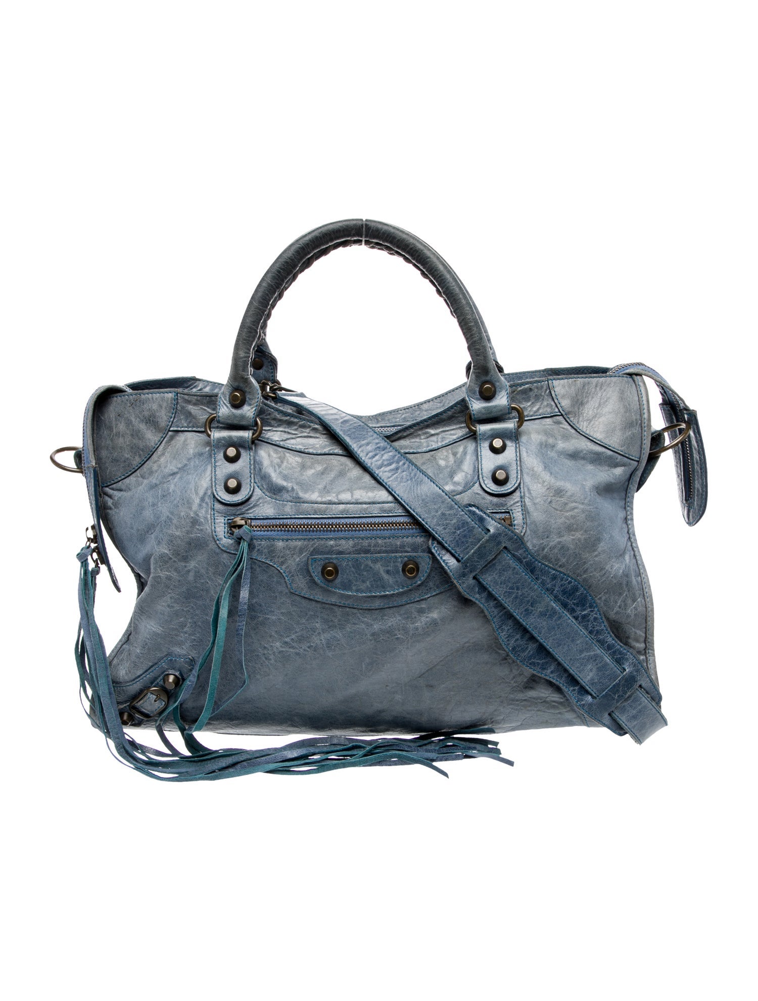 Balenciaga Leather Motocross Classic City