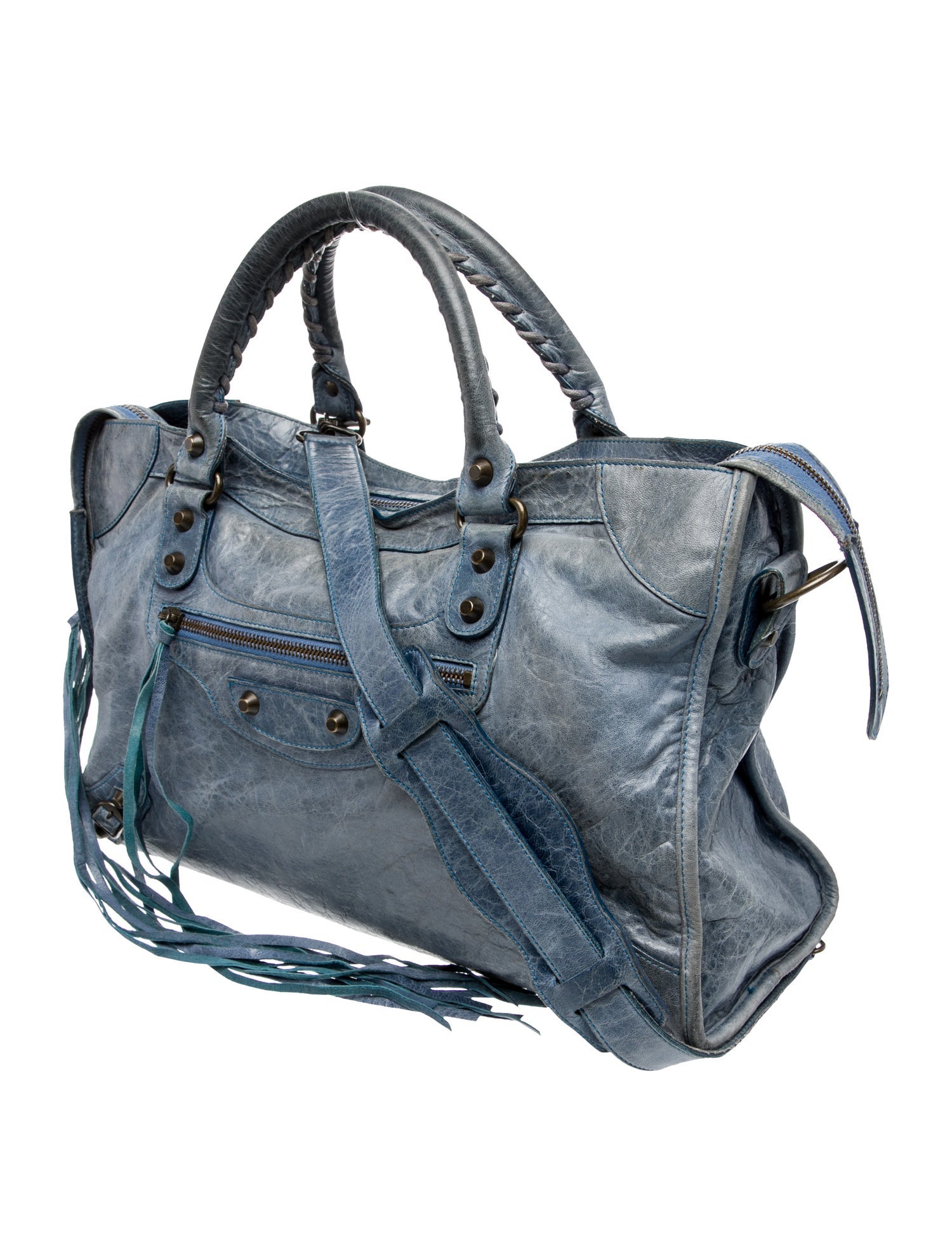 Balenciaga Leather Motocross Classic City