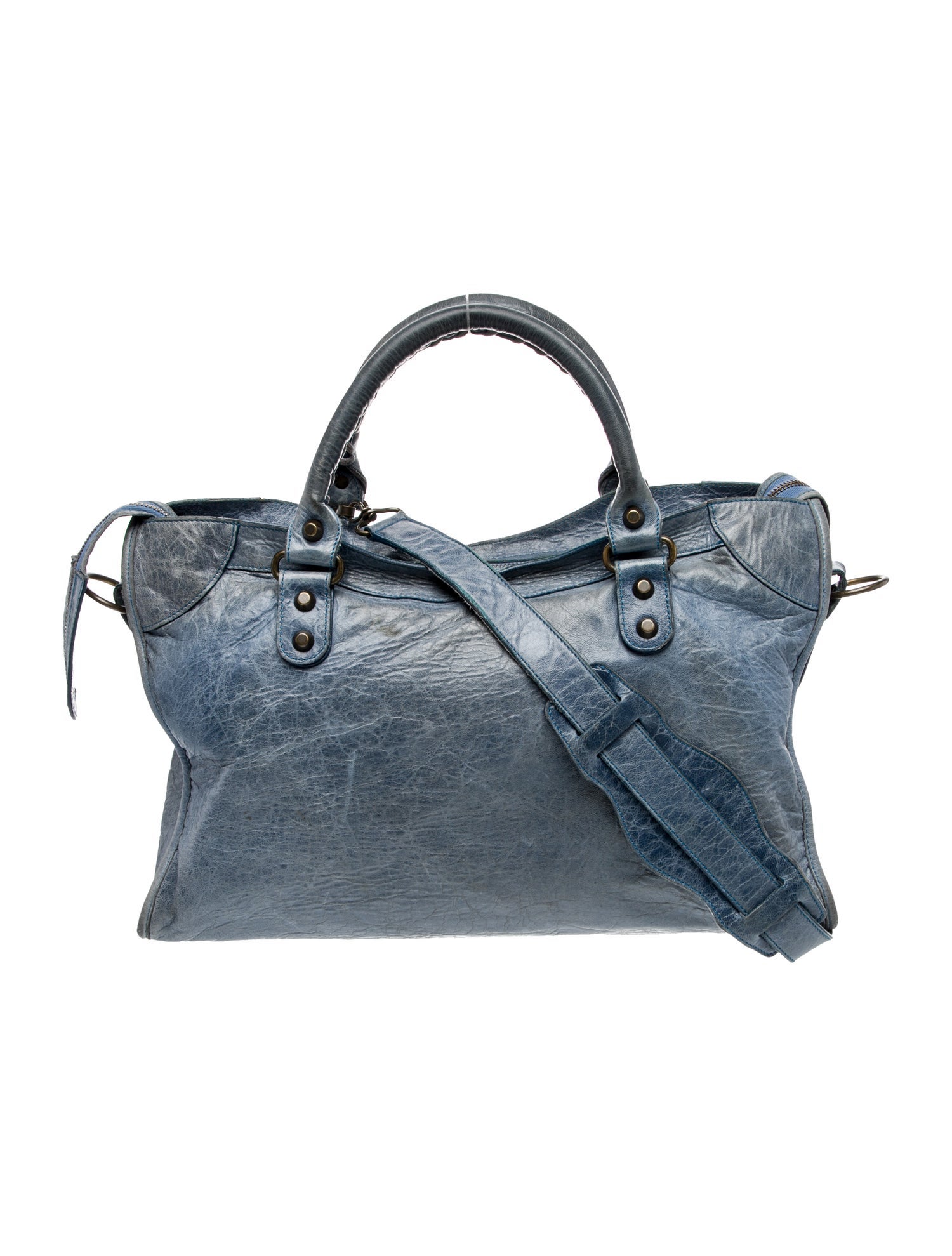 Balenciaga Leather Motocross Classic City