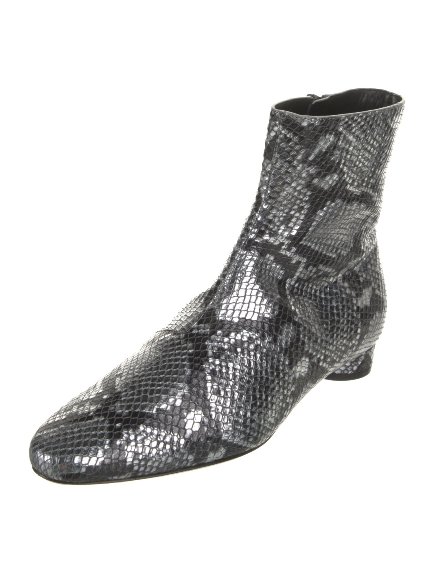 Balenciaga Snakeskin Animal Print Boots w/ Tags