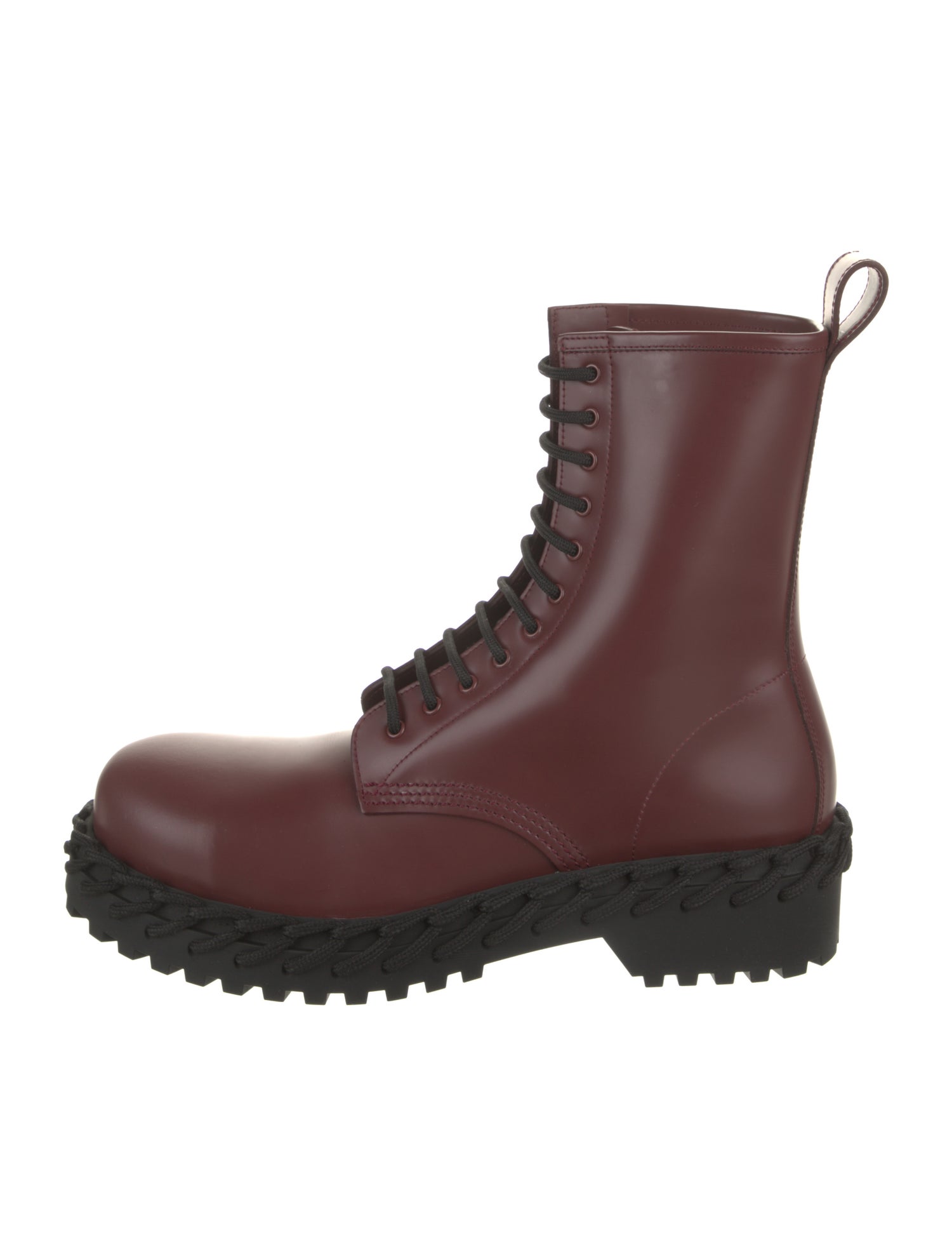 Balenciaga Leather Combat Boots w/ Tags