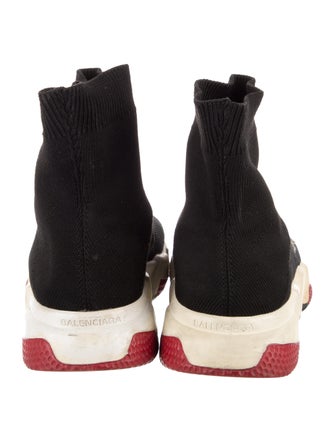 Balenciaga Colorblock Pattern Chelsea Boots