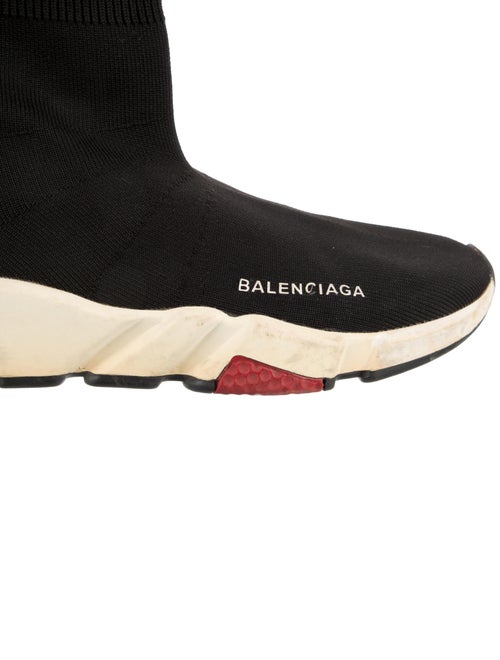 Balenciaga Colorblock Pattern Chelsea Boots