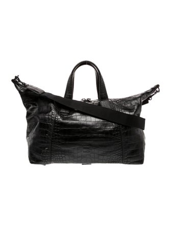 Balenciaga Leather Weekender Bag