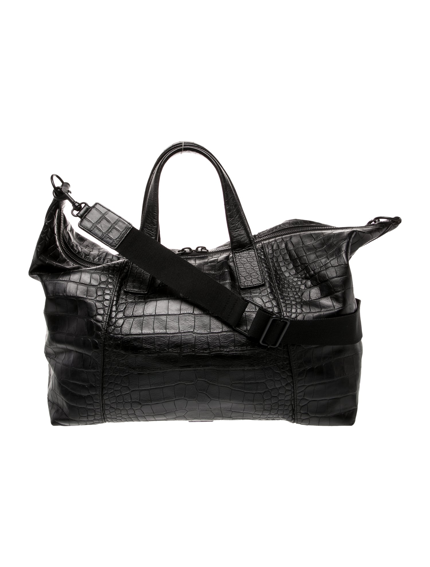 Balenciaga Leather Weekender Bag