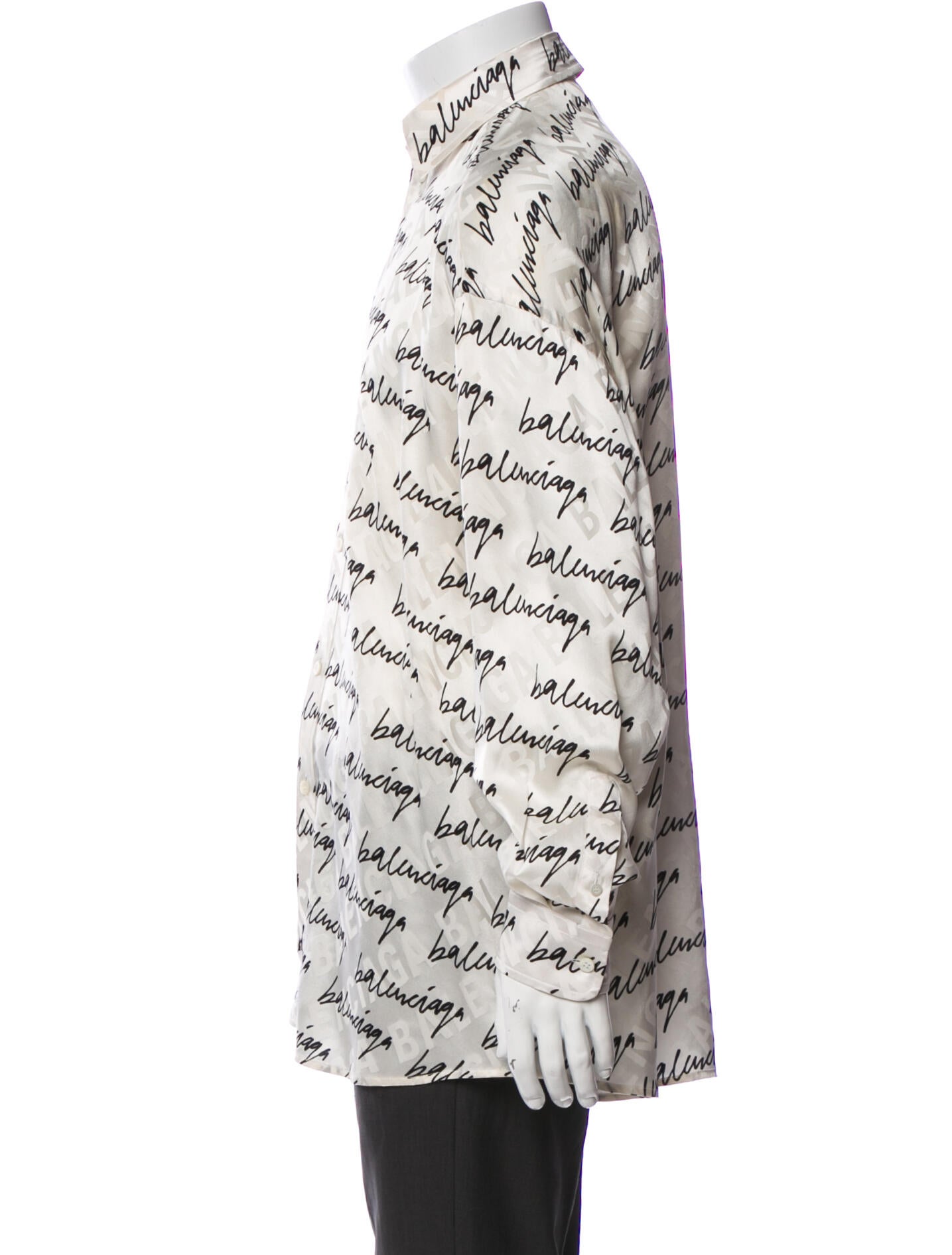 Balenciaga 2020 'Script Logo' Shirt