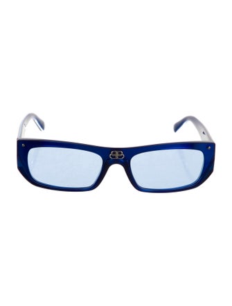 Balenciaga Square Tinted Sunglasses