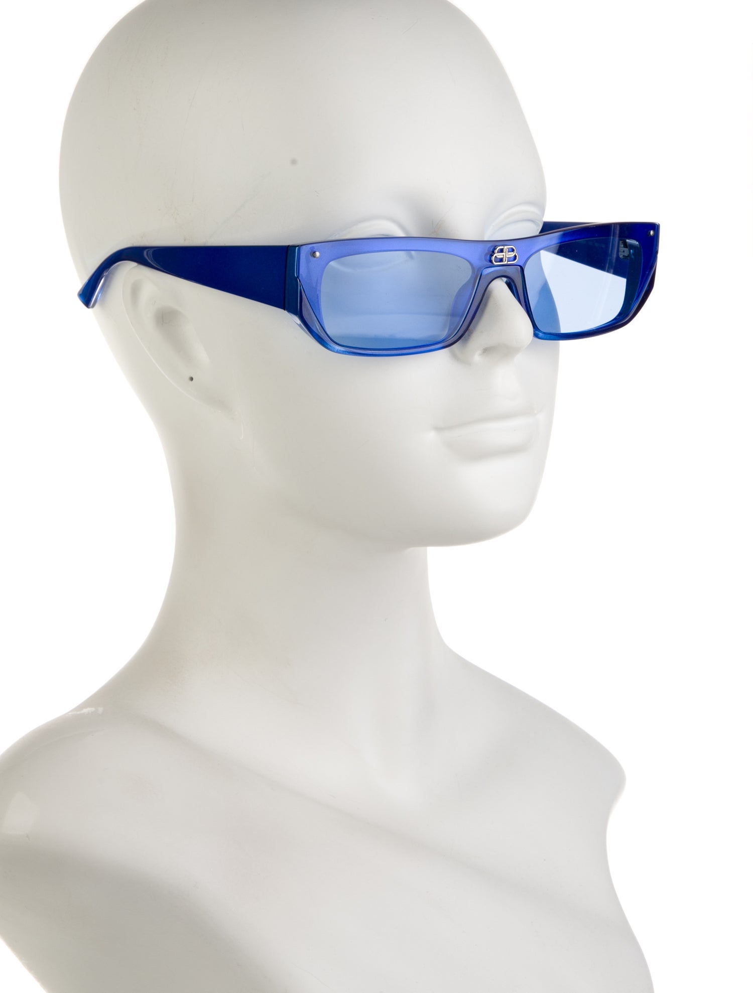 Balenciaga Square Tinted Sunglasses