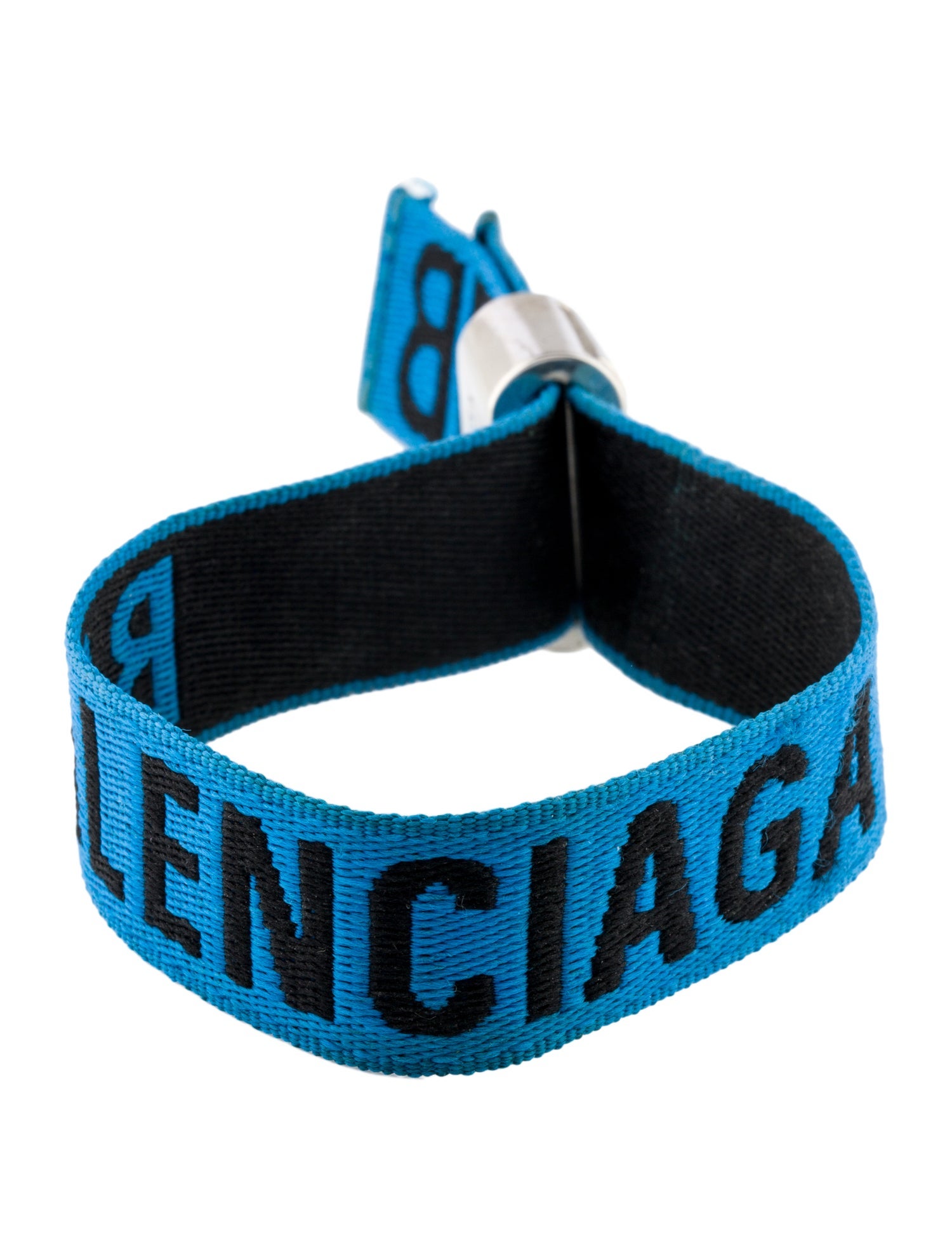 Balenciaga Party Logo Woven Bracelet