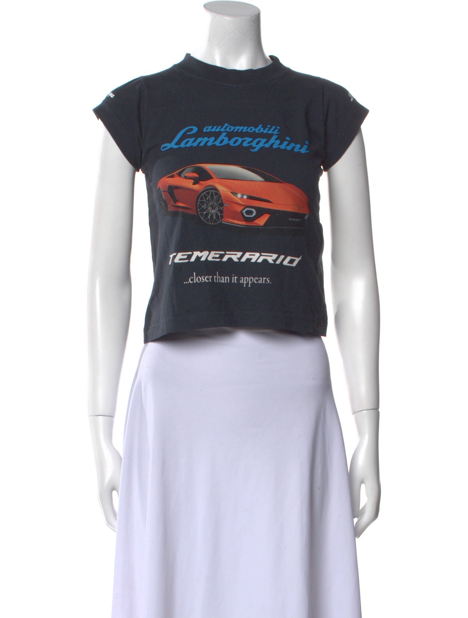Balenciaga 2025 Automobili Lamborghini Crop Top