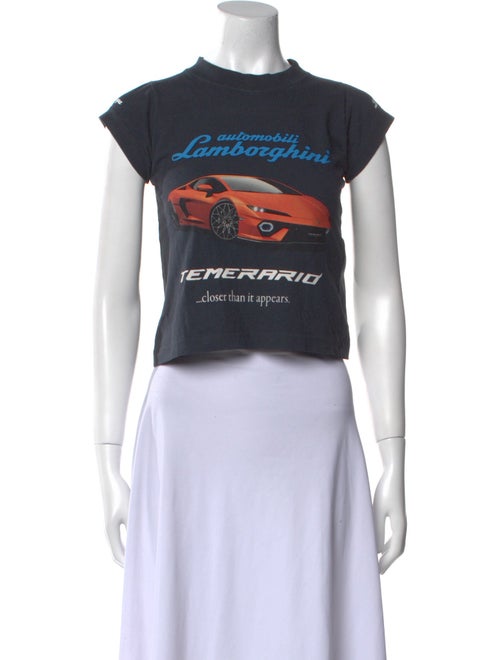 Balenciaga 2025 Automobili Lamborghini Crop Top