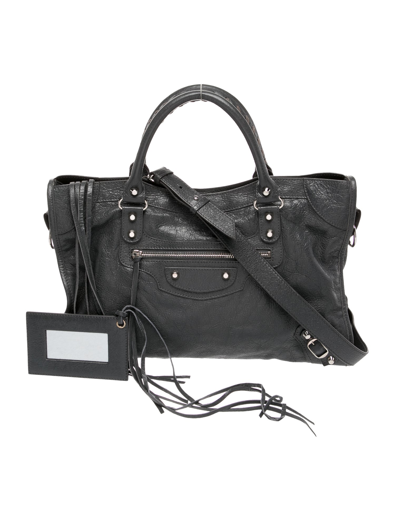 Balenciaga Leather Motocross Classic City