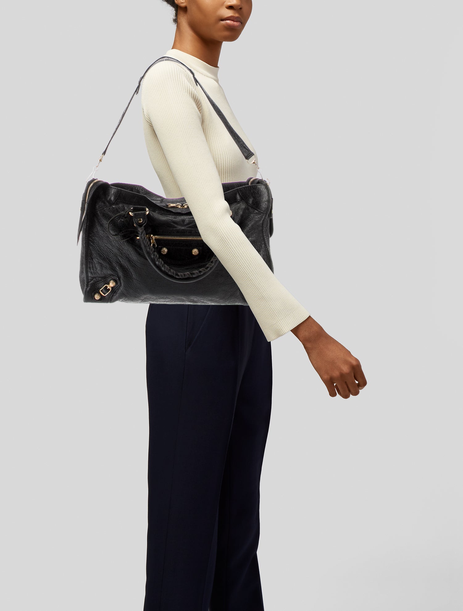 Balenciaga Leather Motocross City Giant