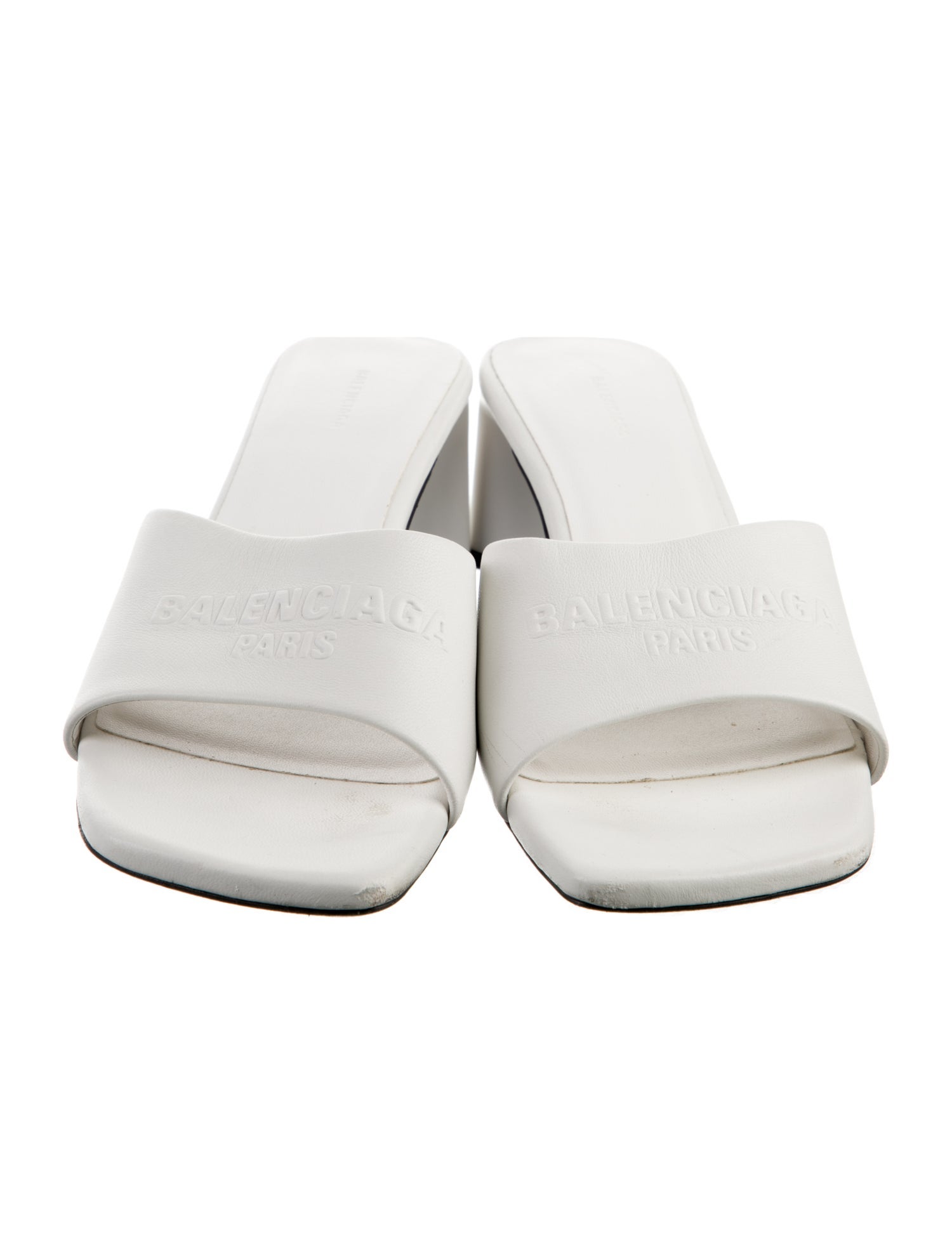 Balenciaga Leather Slides