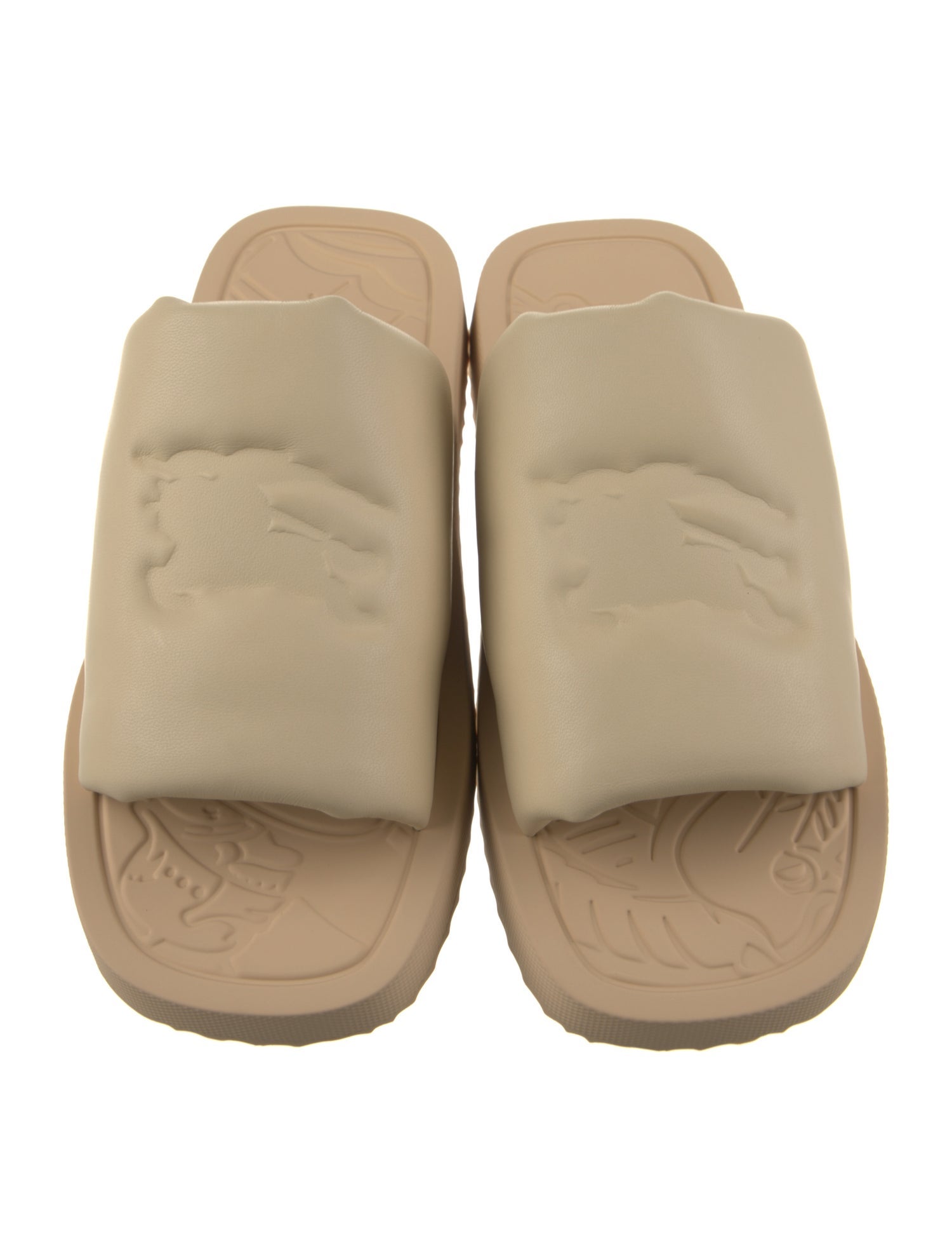 Burberry Leather Slides
