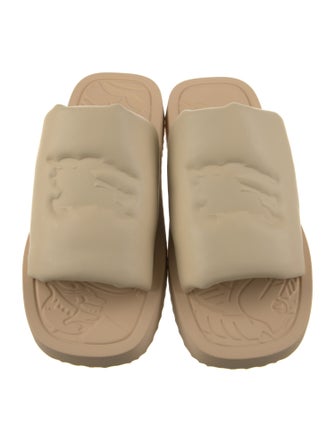 Burberry Leather Slides