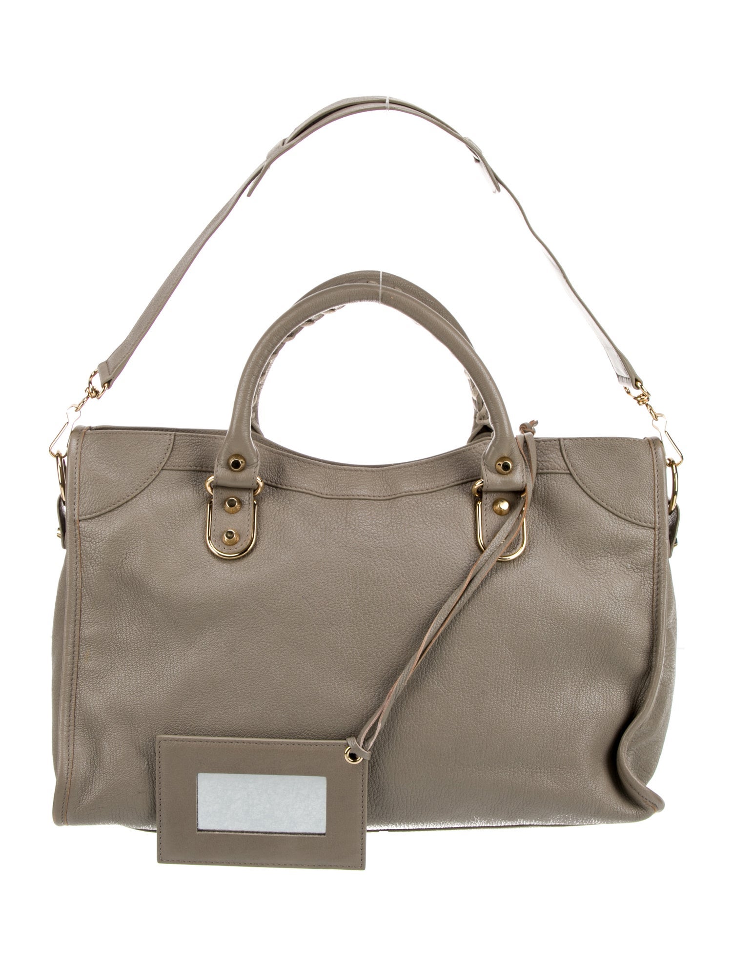 Balenciaga Leather Motocross City Metallic Edge