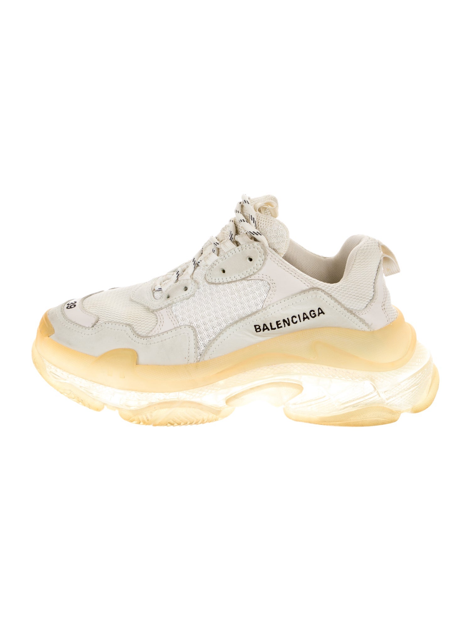 Balenciaga Triple S 'Clear Sole' Chunky Sneakers