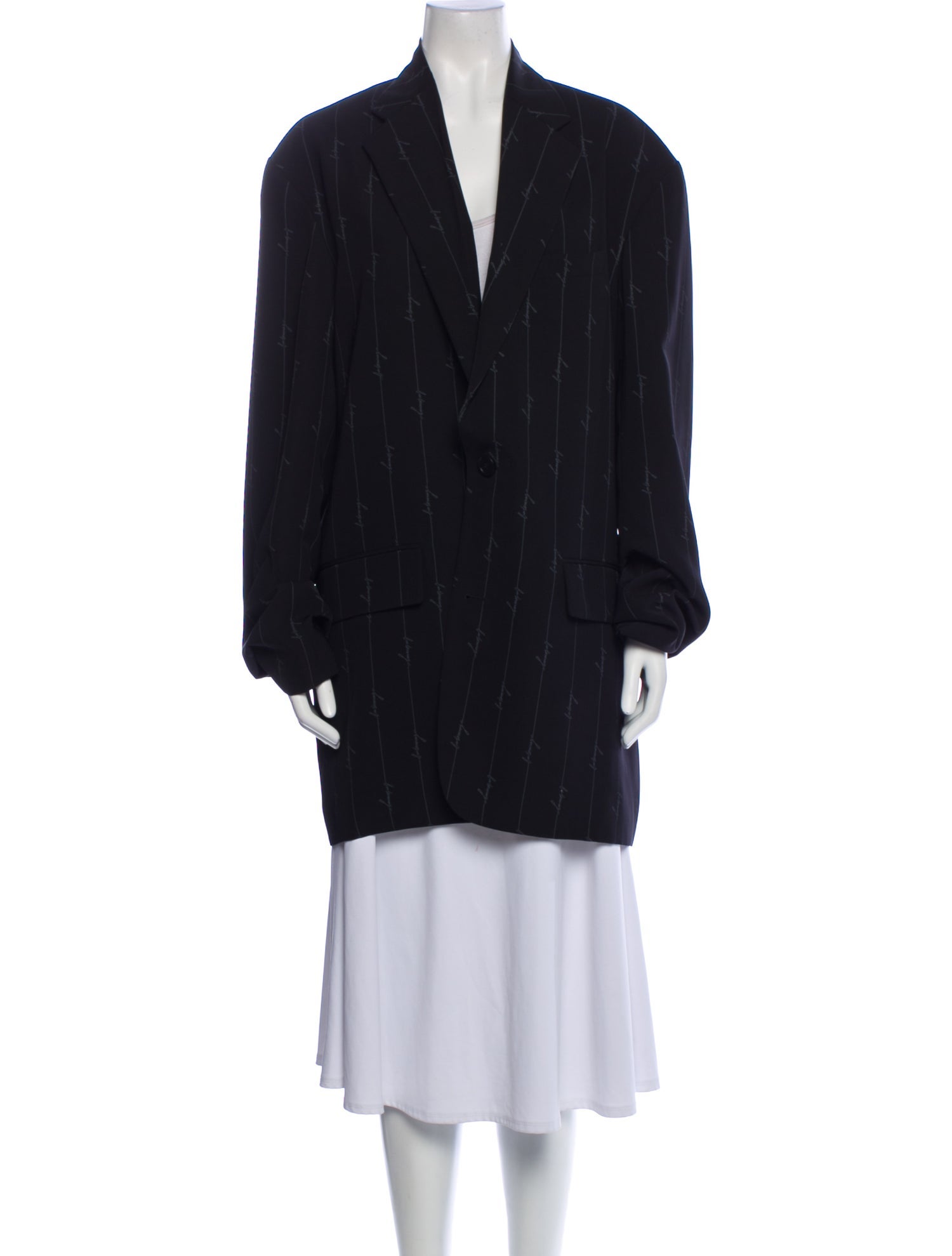 Balenciaga 2020 Script Logo Evening Jacket