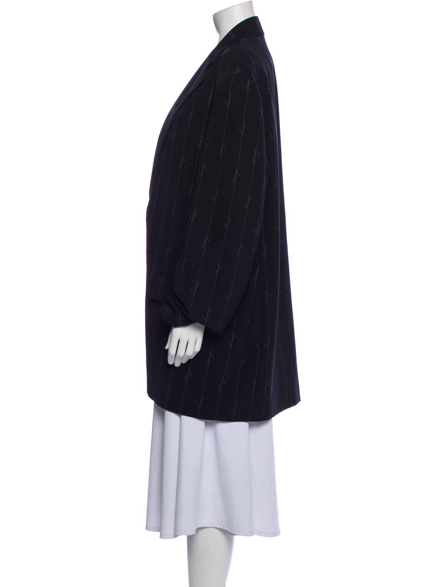 Balenciaga 2020 Script Logo Evening Jacket