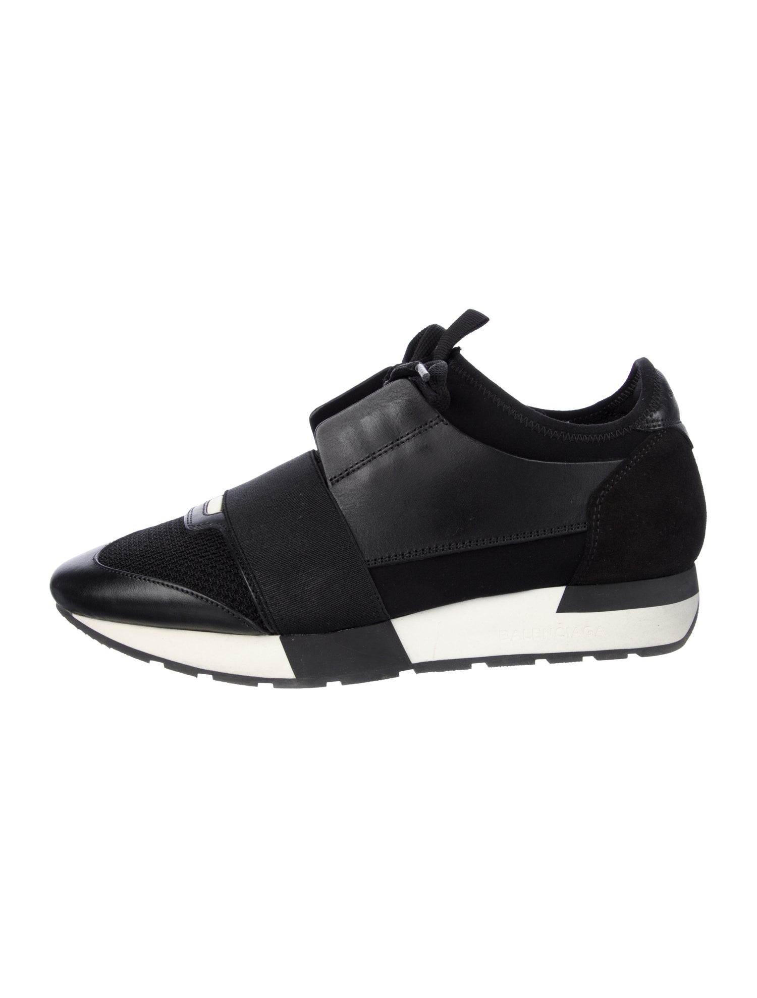 Balenciaga Race Runner 'Black White' Sneakers