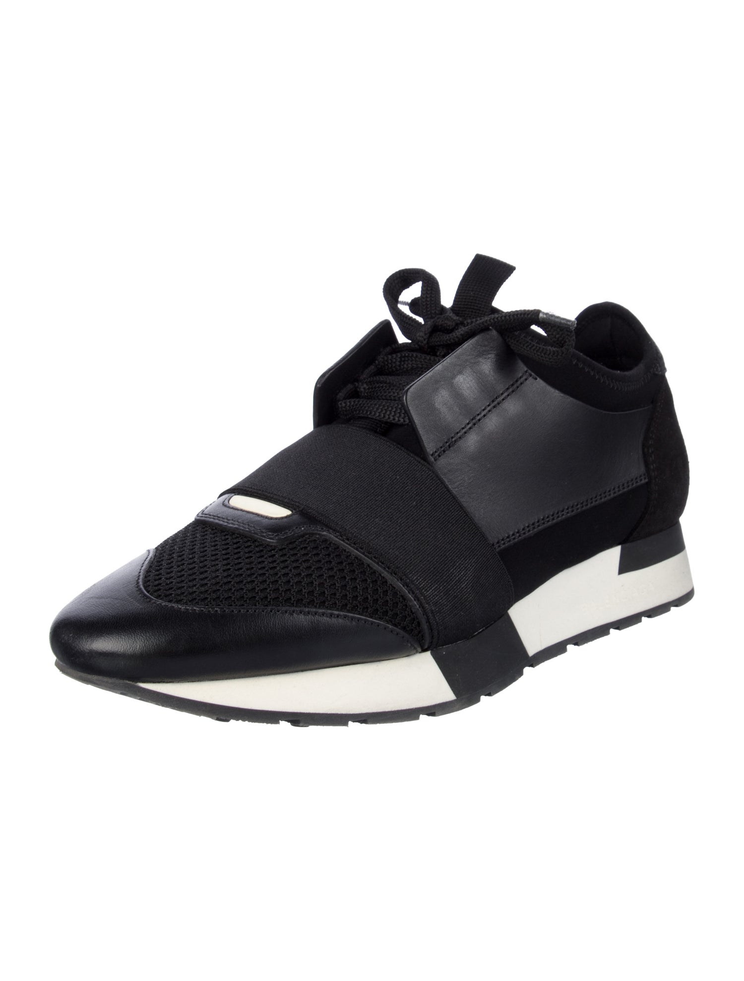 Balenciaga Race Runner 'Black White' Sneakers