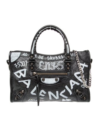 Balenciaga Leather Motocross Classic City Small