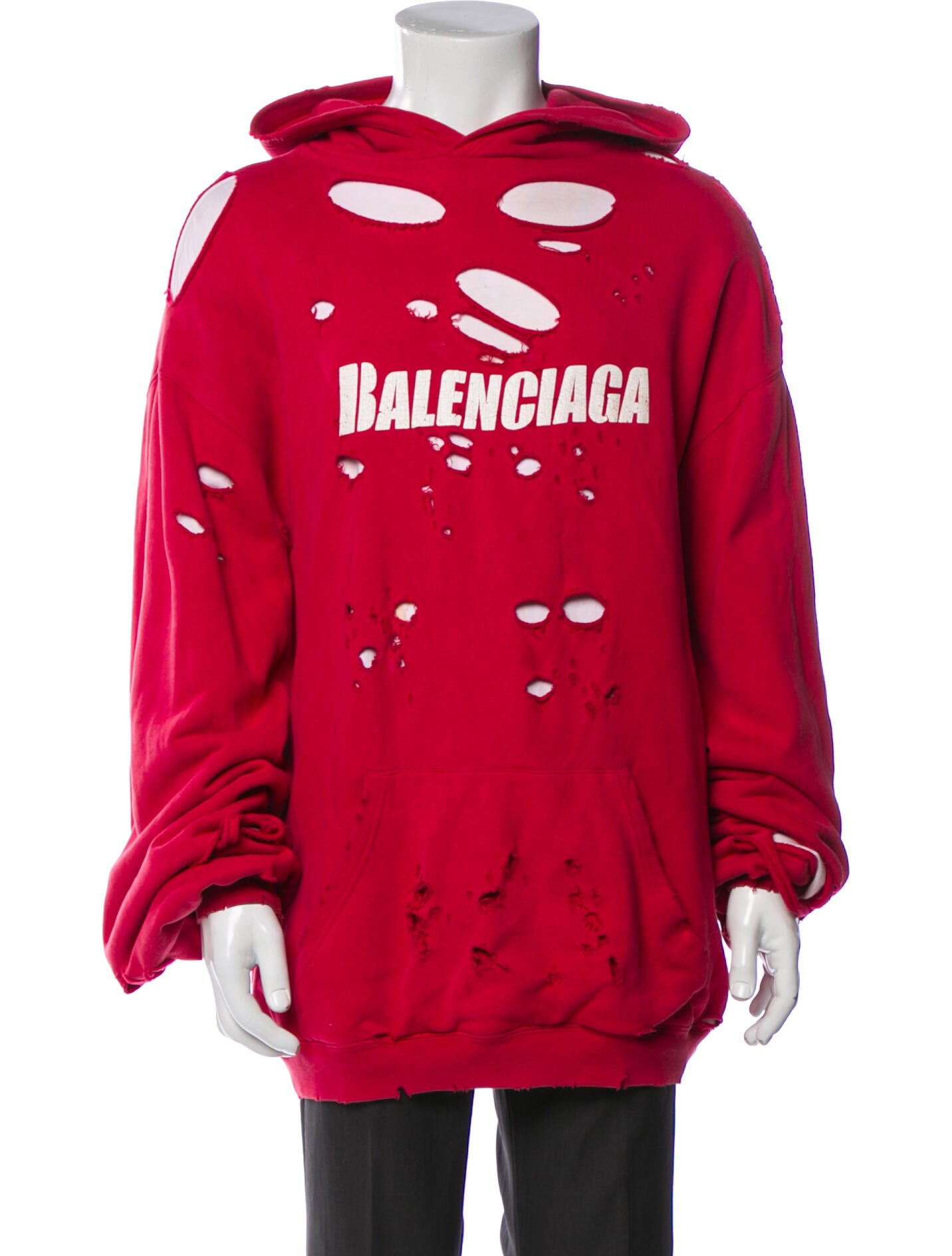 Balenciaga 2020 Graphic Print Hoodie