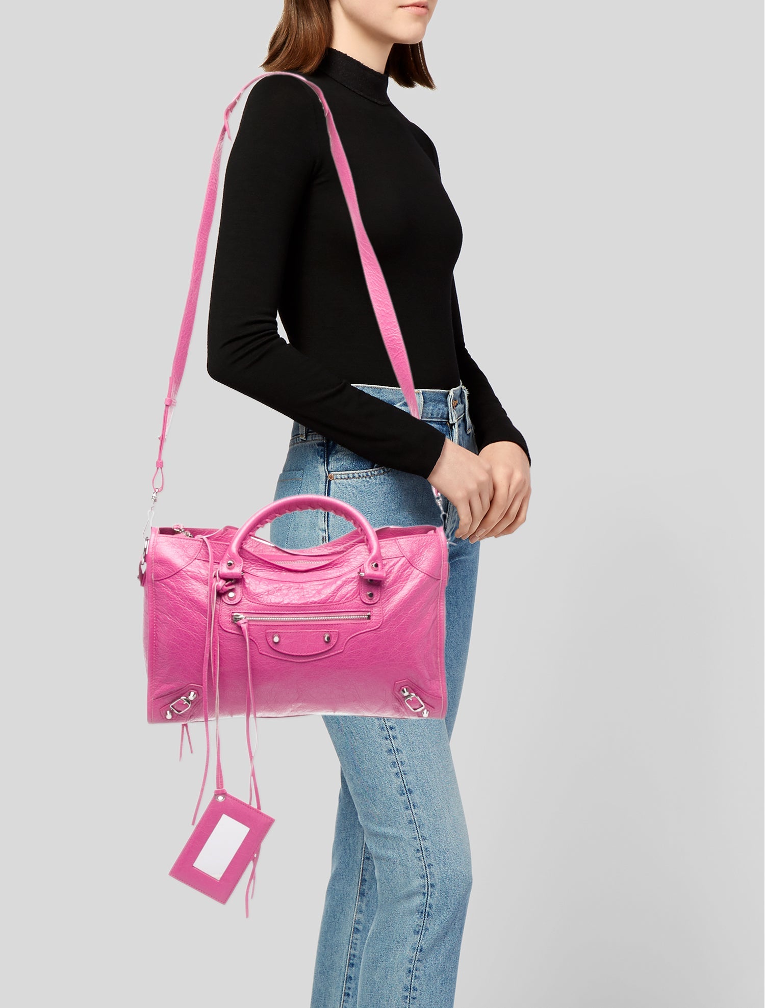 Balenciaga Leather Motocross Classic City