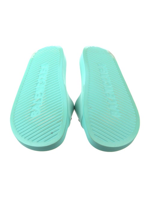 Balenciaga Rubber Graphic Print Slides