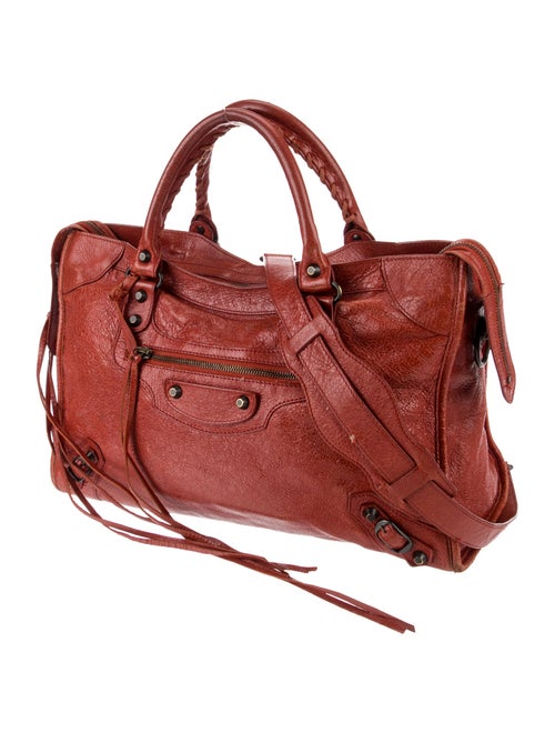 Balenciaga Leather Motocross Classic City