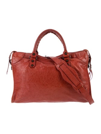 Balenciaga Leather Motocross Classic City